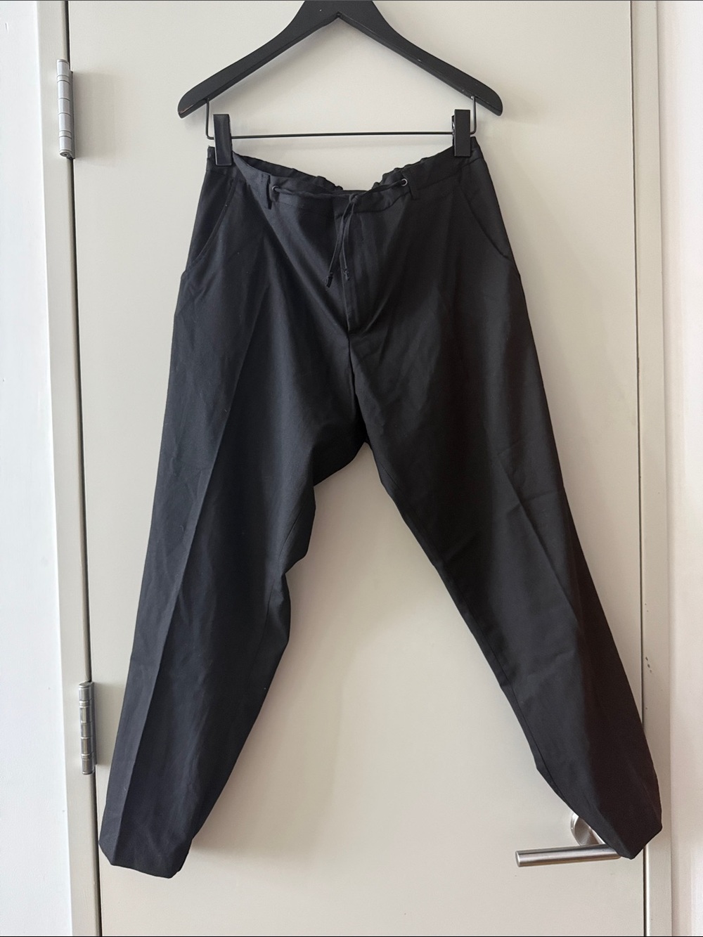 Zara Black Drawstring Chinos